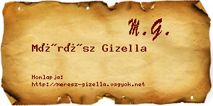 Mérész Gizella névjegykártya